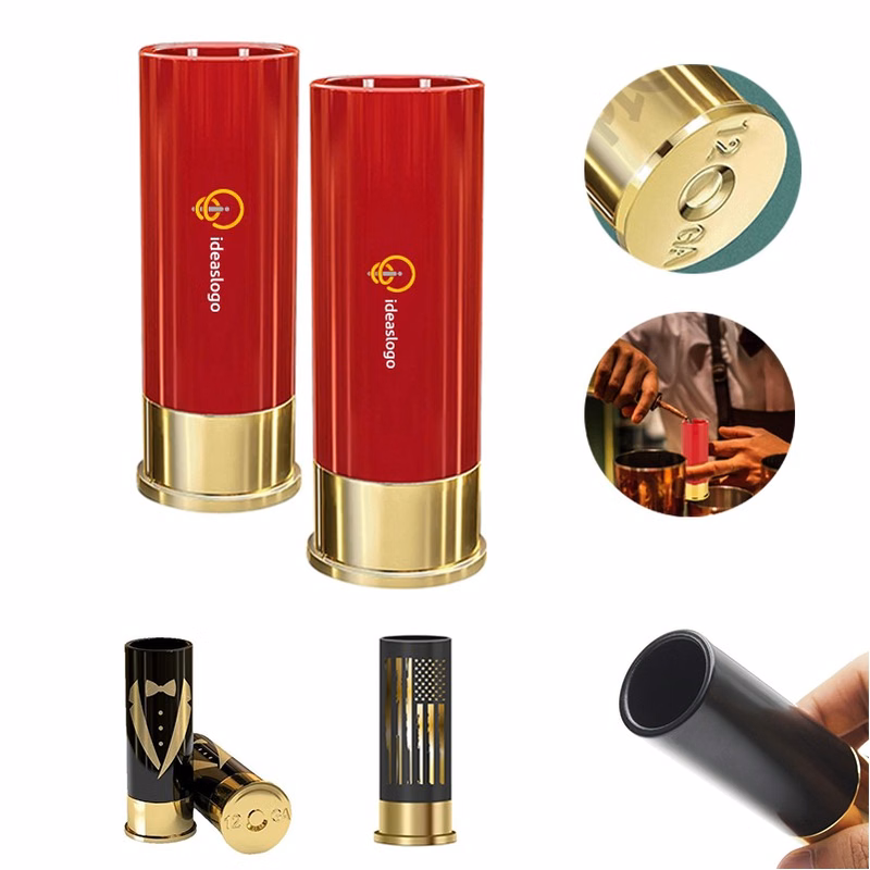 Gun Enthusiast Gifts 12 Gauge Shot Glasses