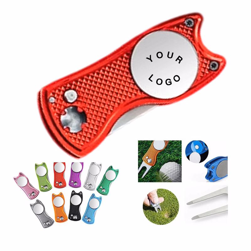 Golf Accessory Tool with Ball Marker Magnet