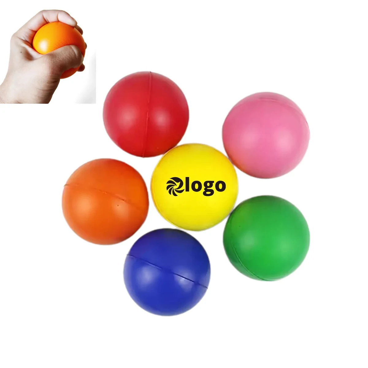 Pure Color Stress Reliever Ball 1