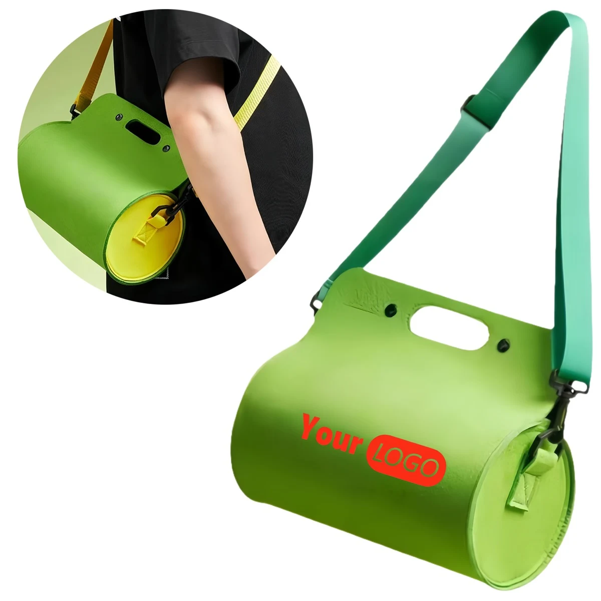 Large-capacity Cylindrical Felt Gift Bag 1
