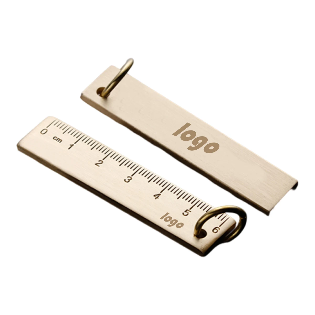Mini Brass Ruler Key Accessory 1