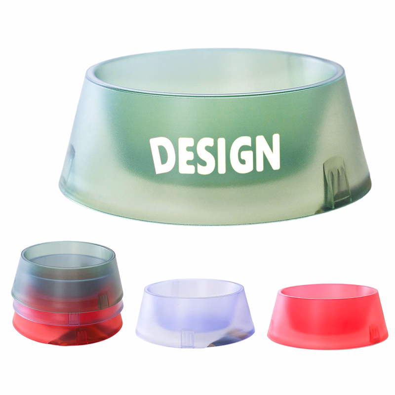 Plastic Colorful Dog Cat Bowls