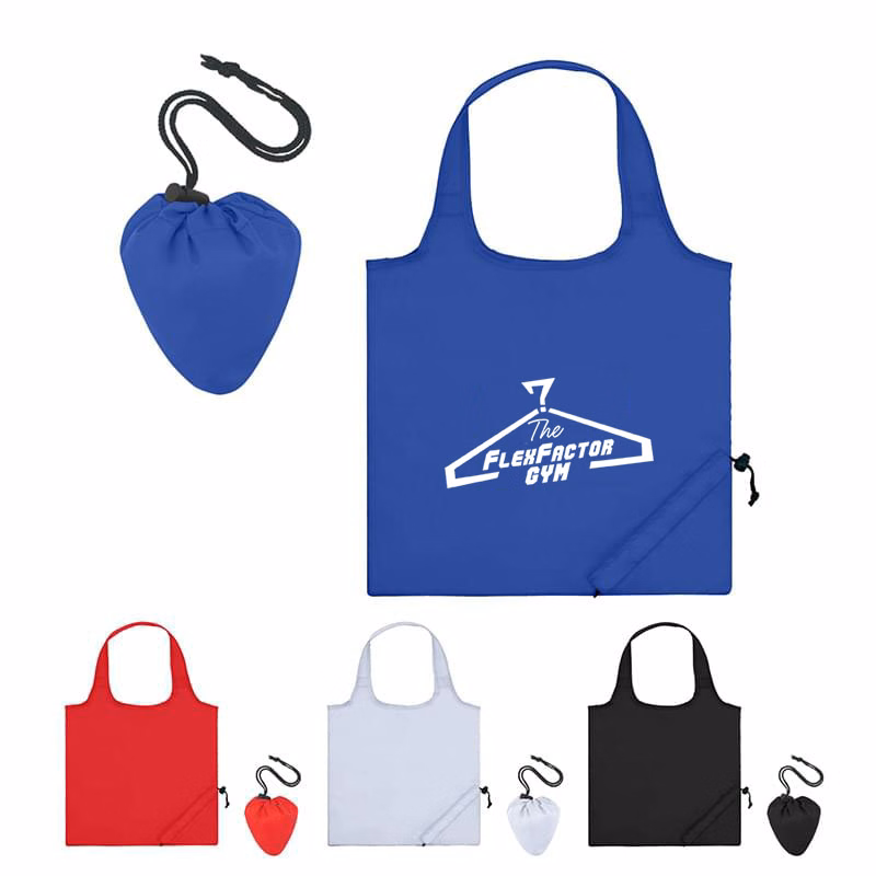 Foldaway Tote Bag With Antimicrobial Additive