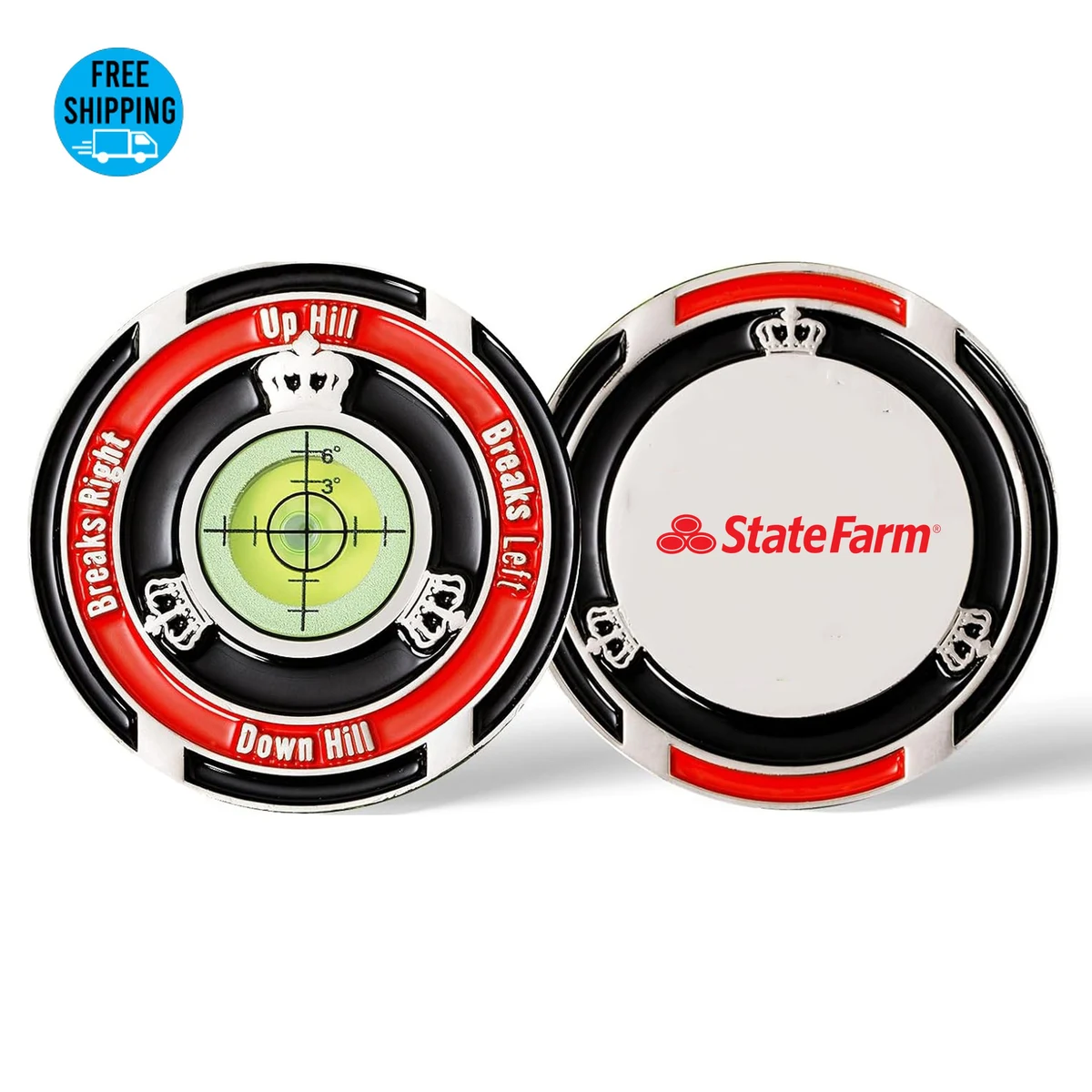 Golf Green Reader Ball Marker 1