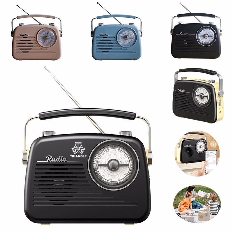 Vintage Retro Radio with Built in Speakers