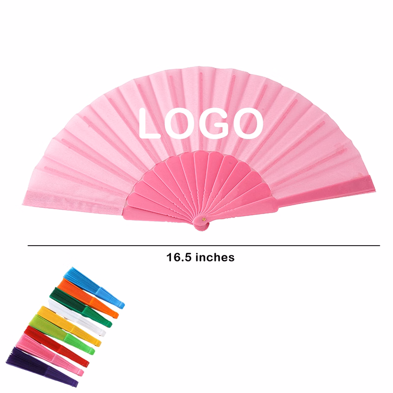 Personalized 14-Rib Oxford Cloth Folding Fan