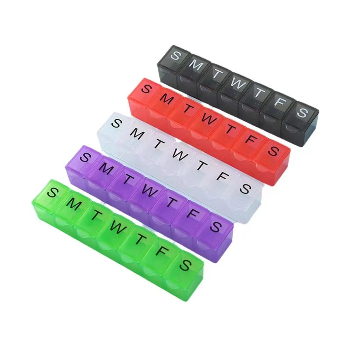 Weekly Pill Organizer With 7 Compartments 1