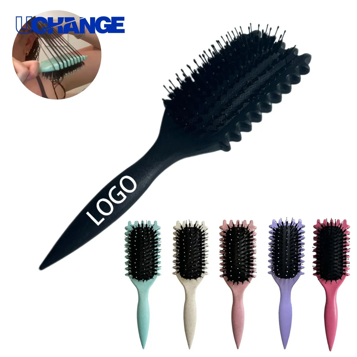 Curl Defining Styling Brush Hair Tool for Salons & Daily Styling 1