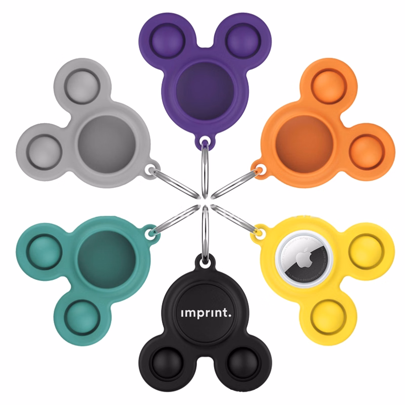 Tag Protector With Fidget Toy