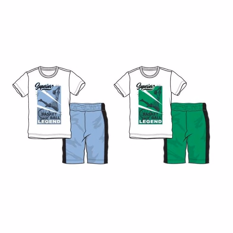 Boys 2Pc Knit Short Sets - Size 8-18 Assorted Colors