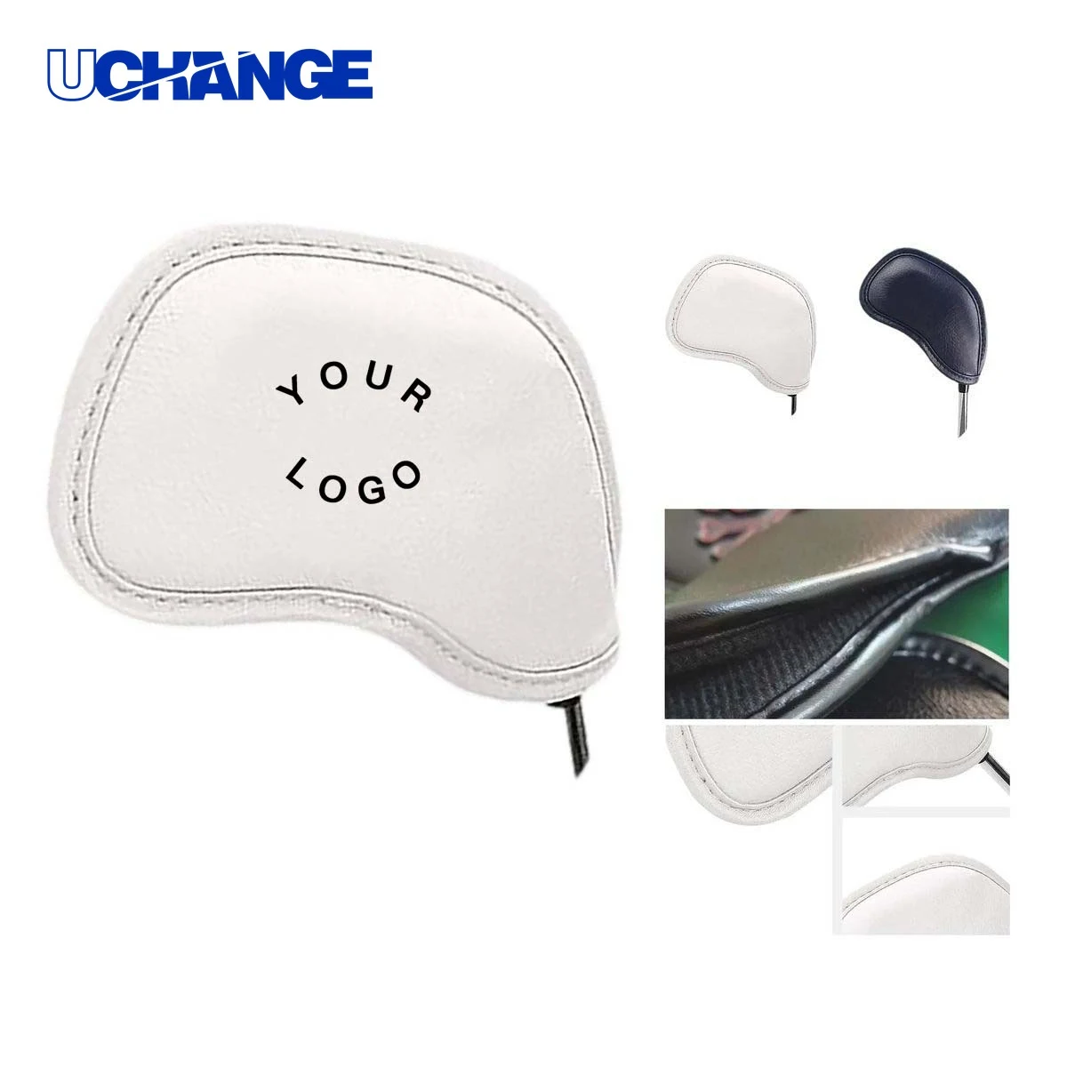 PU Leather Golf Headcover Set with Secure Fit 1