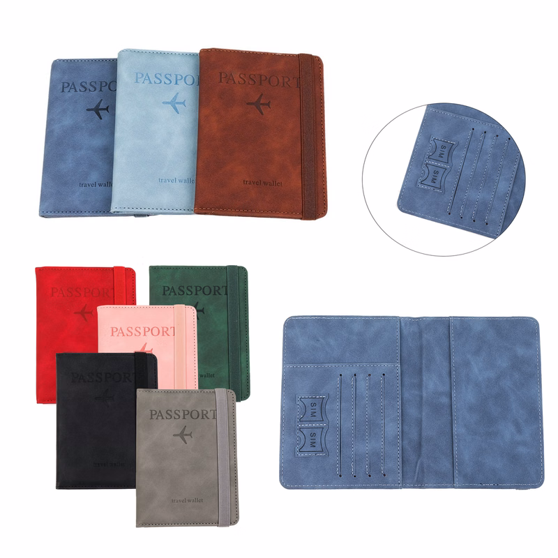 Premium Leather PU Passport Holder