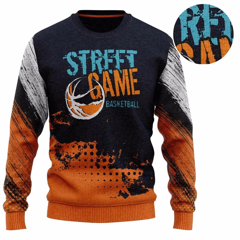 Ladies' Fully Sublimated Crew Neck Sweatshirts