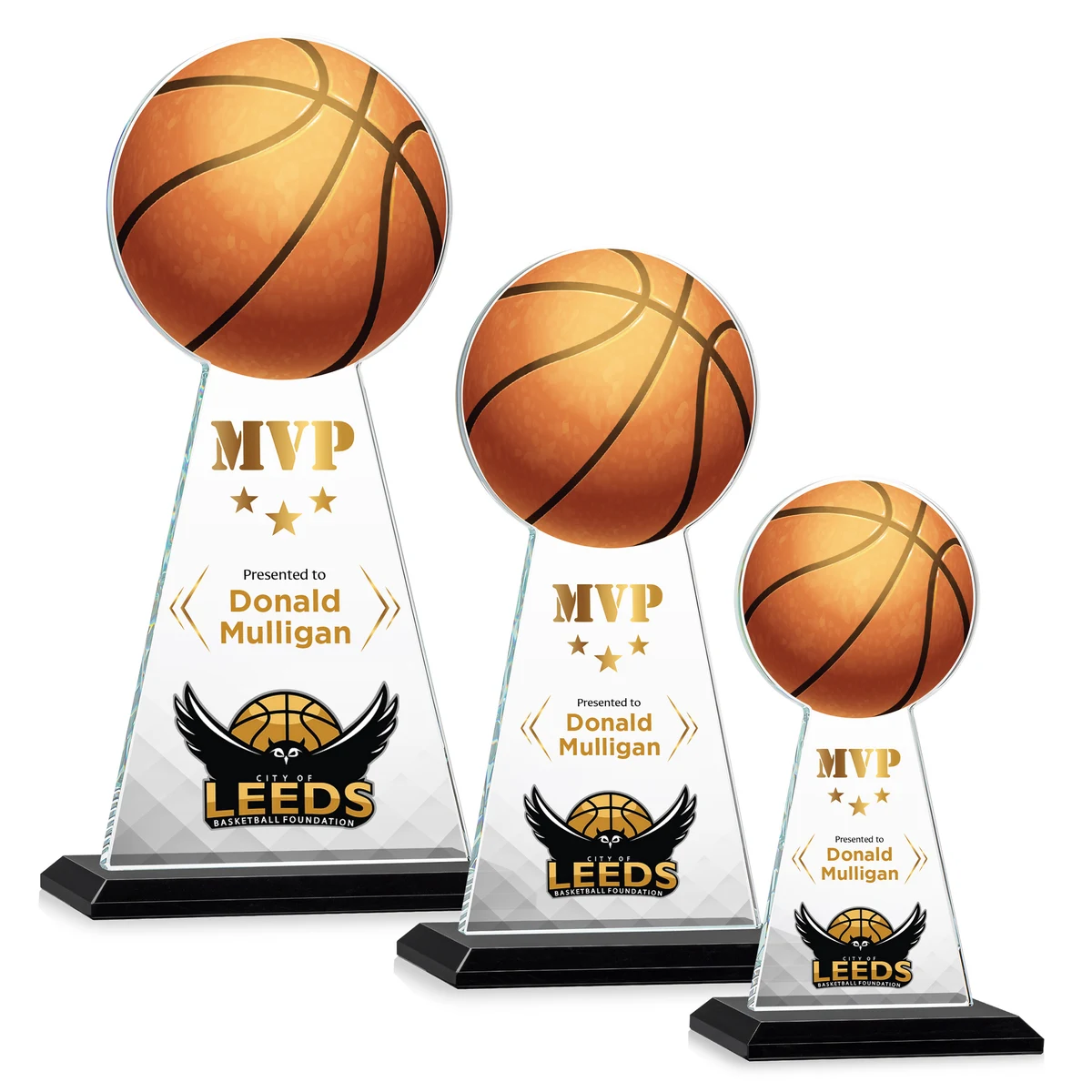 Edenwood Basketball VividPrint™ Award - Black 1