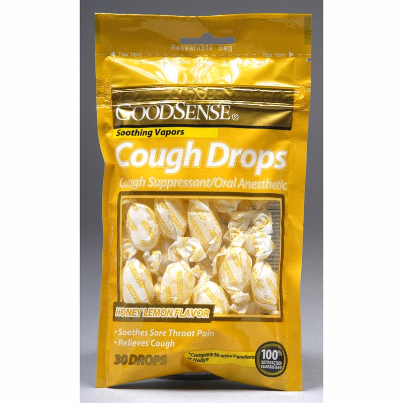 Cough Drops - 30 Count Honey Lemon