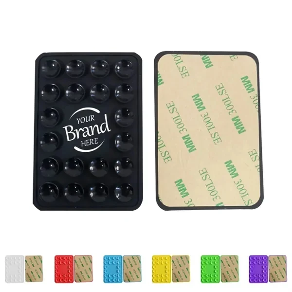 Custom Silicone Phone Suction Cup Holder with 20 Cups — Hands Free Mobile Accessory 1