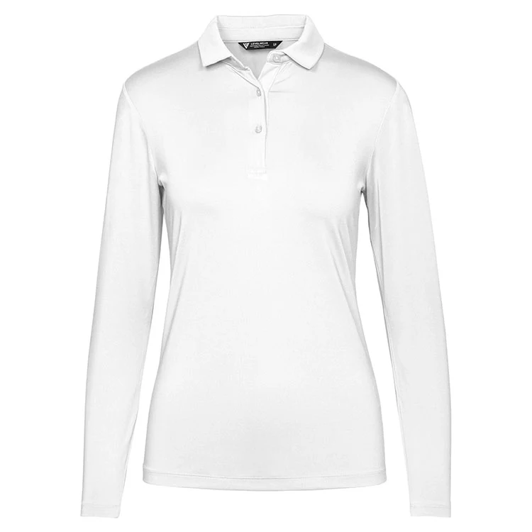 Levelwear Ladies Long Sleeve Canyon Polo 1