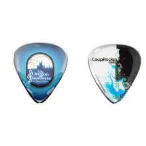 Guitar Pick / Plectrum, Standard Size with Double Dome Thickness 1