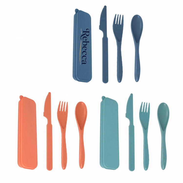 Customized portable tableware set