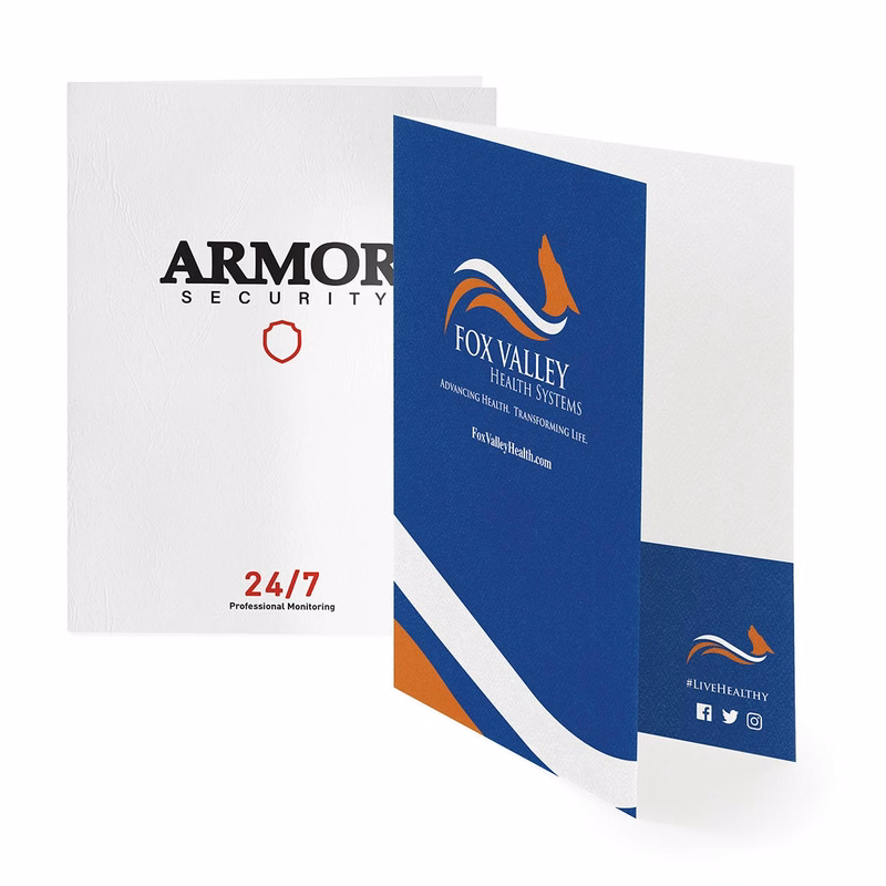 Folders – 2 Color Ink Imprint Designer Stock