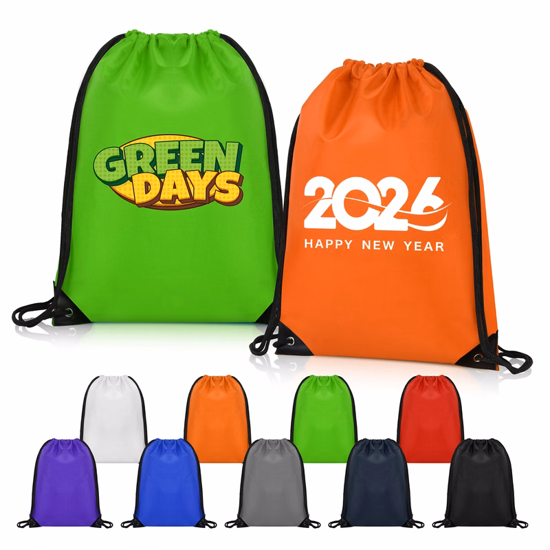 420D Heavy Duty Drawstring Backpack