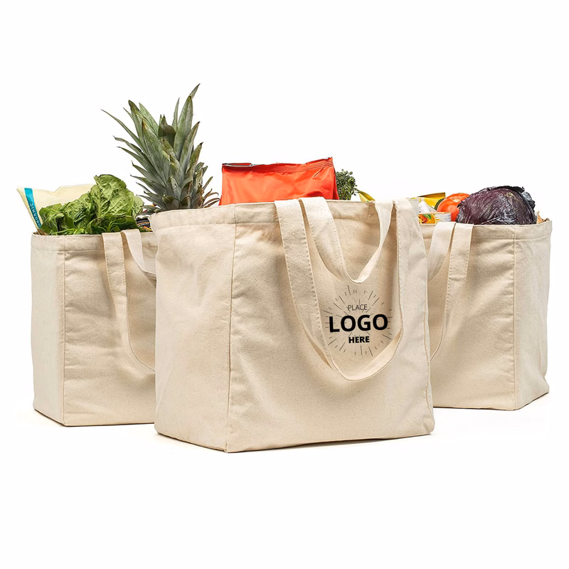 Reusable Canvas Grocery Bags