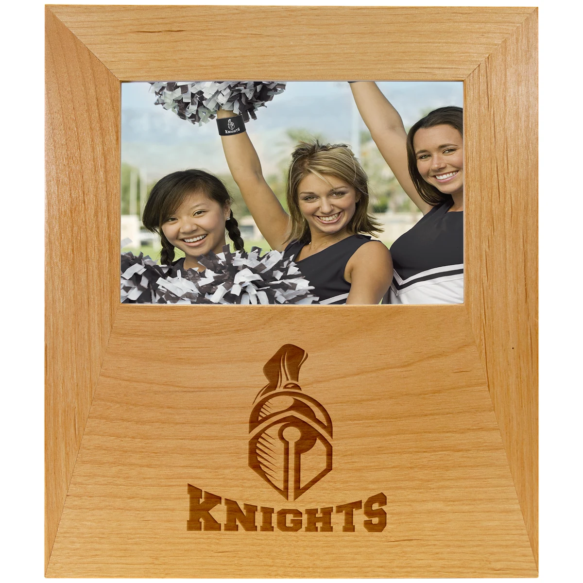 4" x 6" Light Brown Genuine Red Alder Picture Frame 1