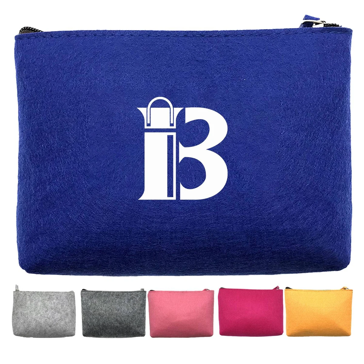 Felt Fiber Makeup Pouch Organizer Pen Gadgets Case 1