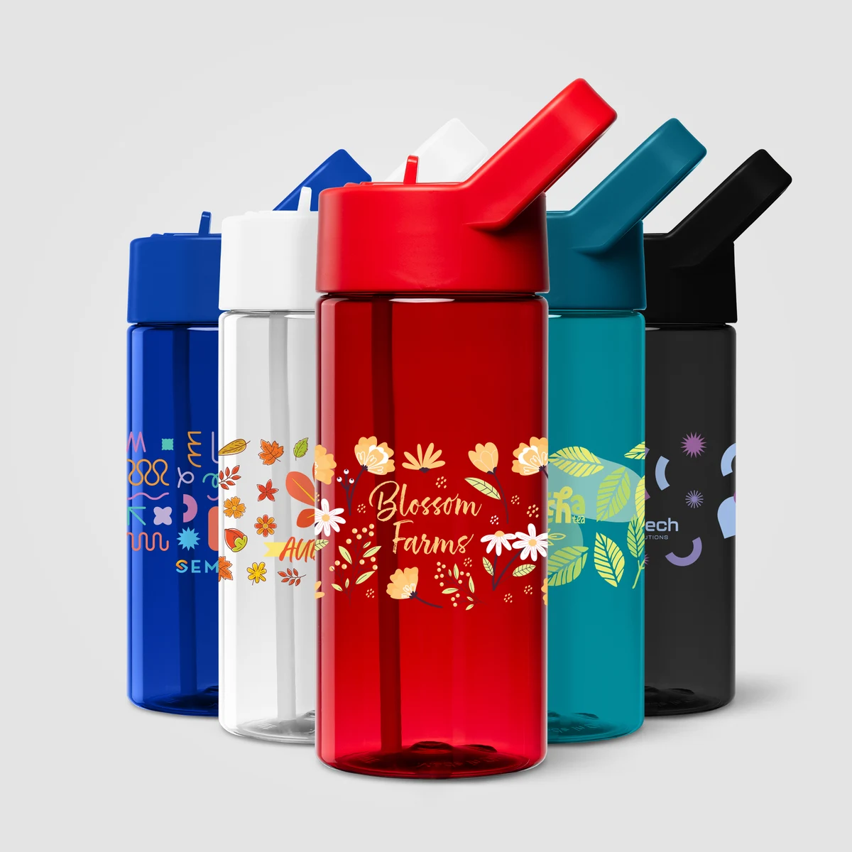 Reservoir Recycled Plastic Flip-Straw Bottle – 40oz. 1