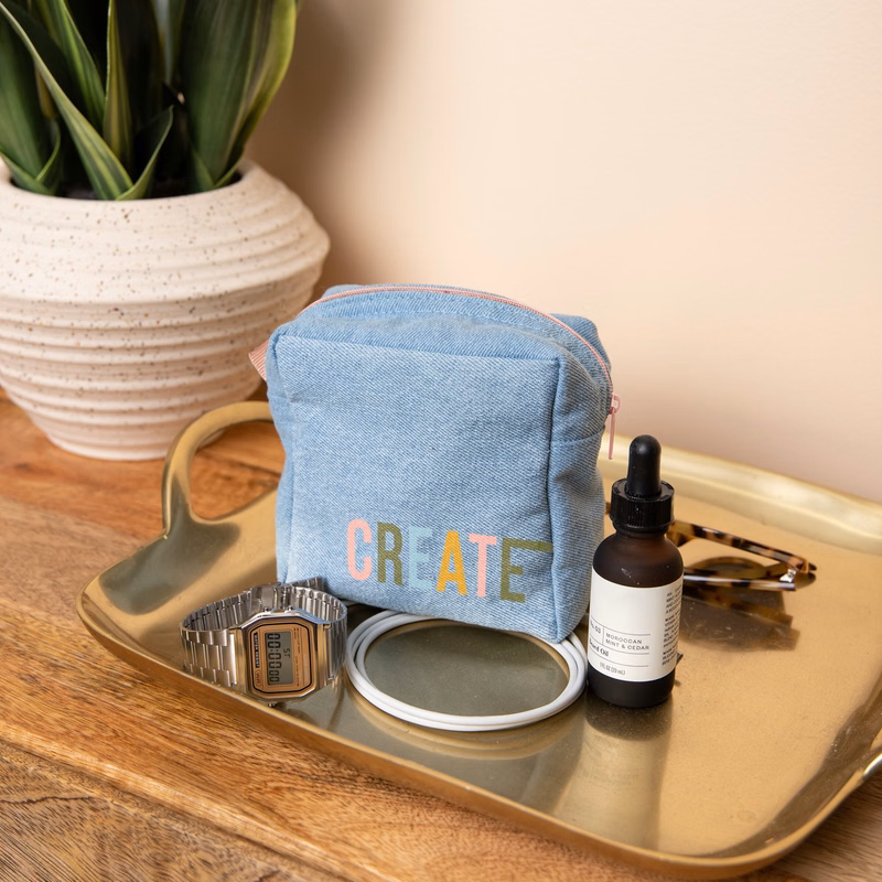 MOD POUCH - MEDIUM - DENIM