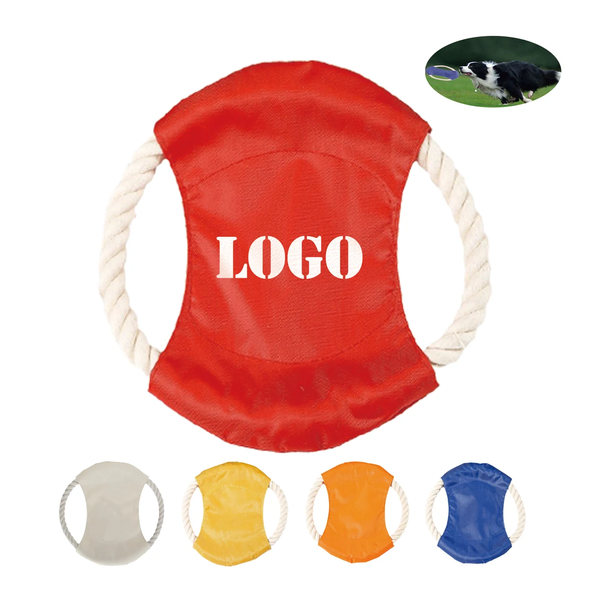 Cotton Rope Dog Flying Disc 1