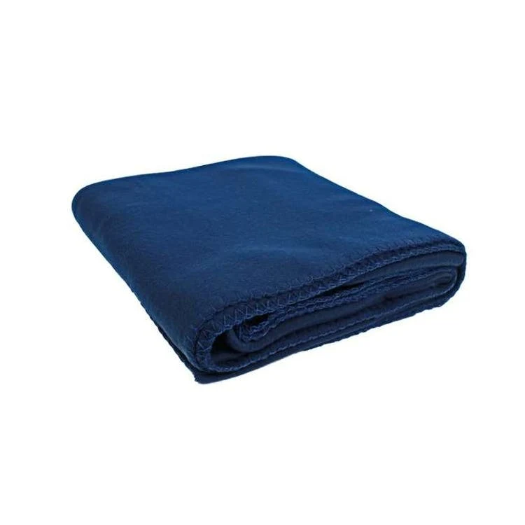 Polar Fleece Blankets - 50" x 60" Classic Weight Navy 1