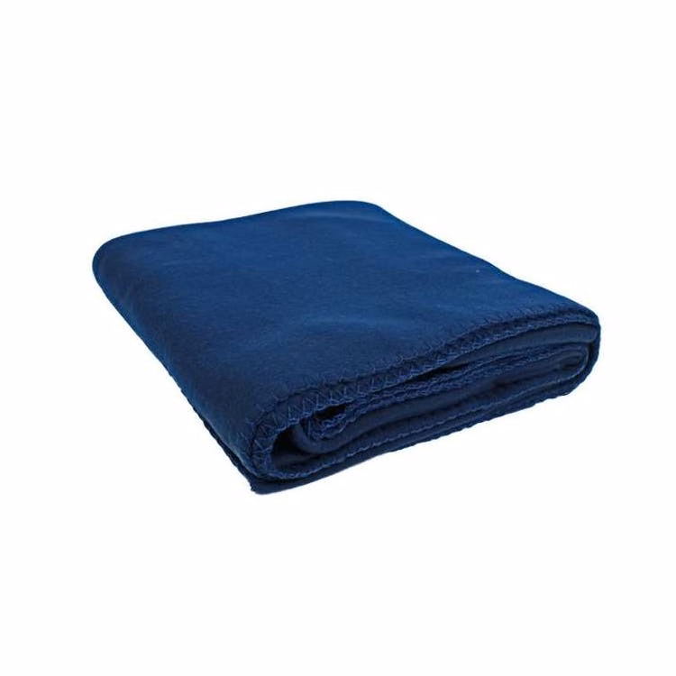 Polar Fleece Blankets - 50" x 60" Classic Weight Navy