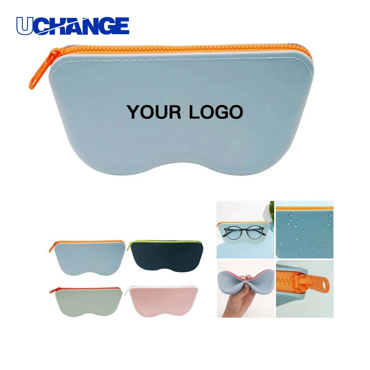 Flexible Silicone Eyeglass Case 1