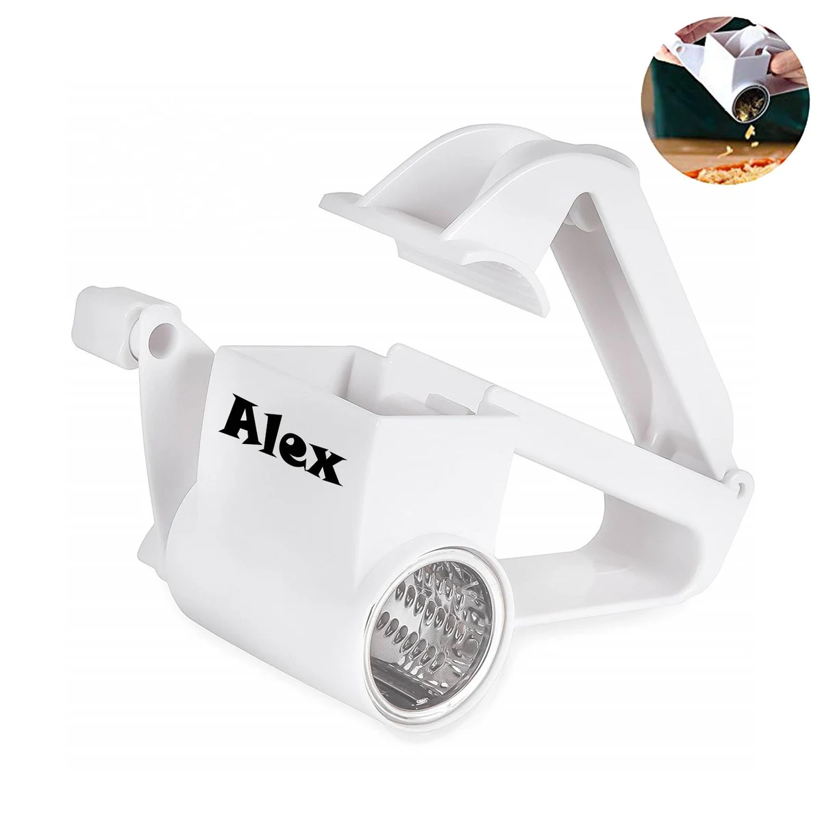 Hand Crank Cheese Slicing Tool, custom kitchen gadget with logo imprint 1