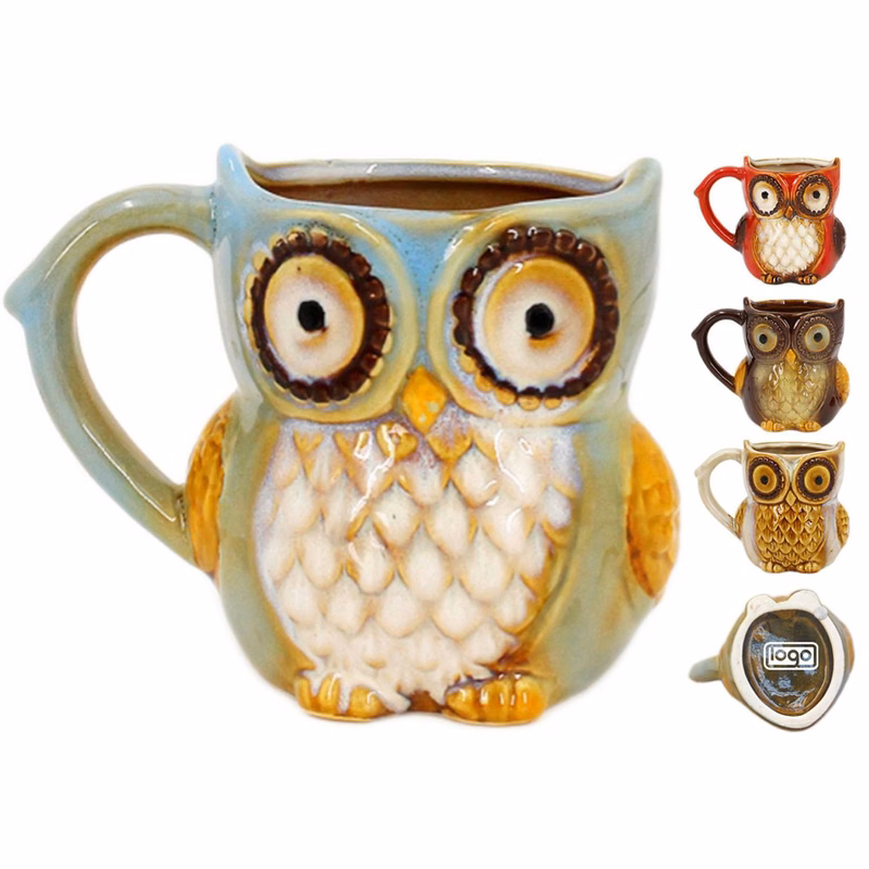 10oz Creative Owl Ceramic Mug