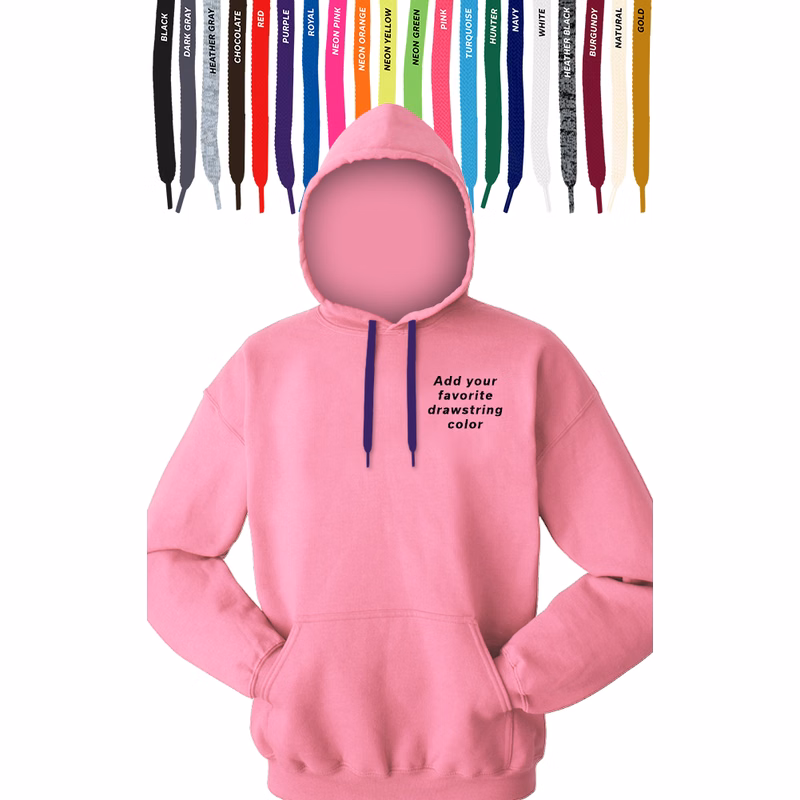 Custom Drawstring Pullover Hoodie