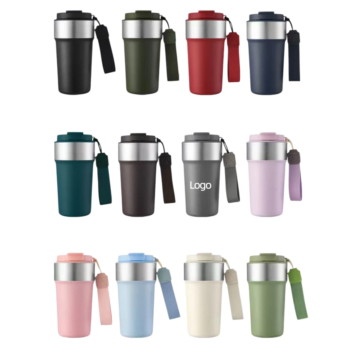 17 oz On-the-go Insulated Stainless Steel Coffee Mug For Travel&Office&Outdoors 1