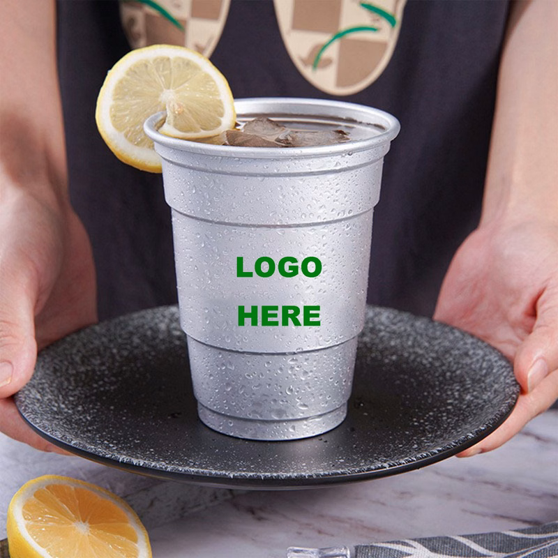 10Oz. Aluminum Reusable Stadium Party Beer Cup