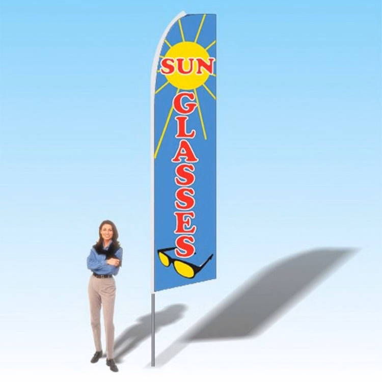15FT Sunglasses Advertising Banner Flag