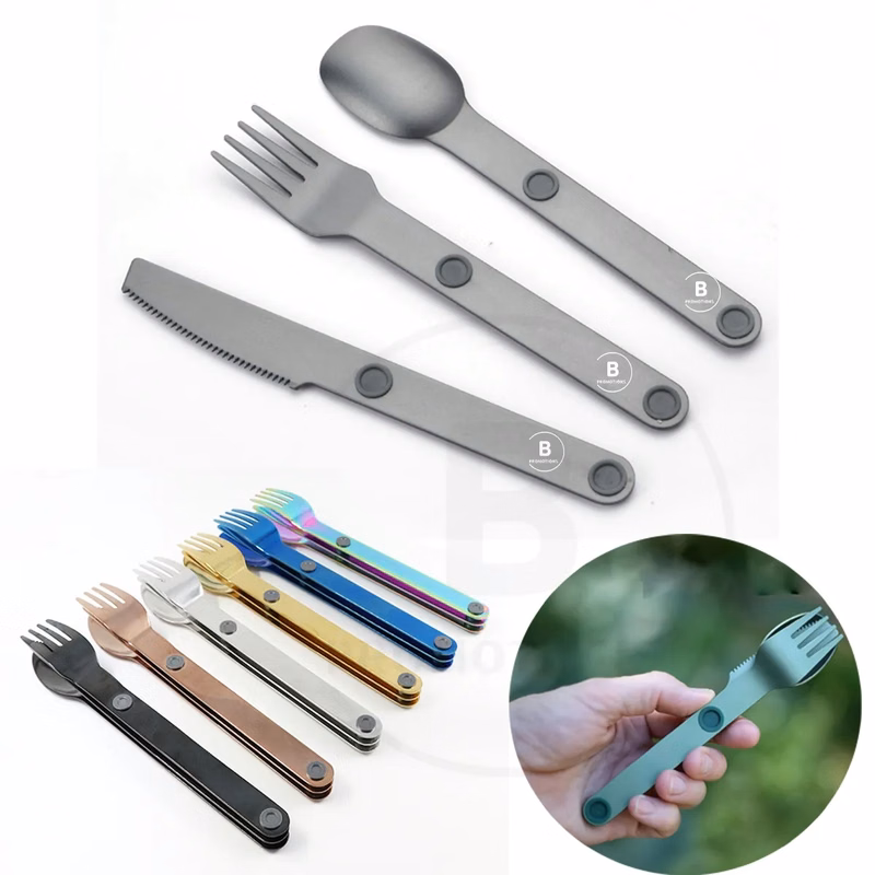 Magnetic Camping Utensils Set