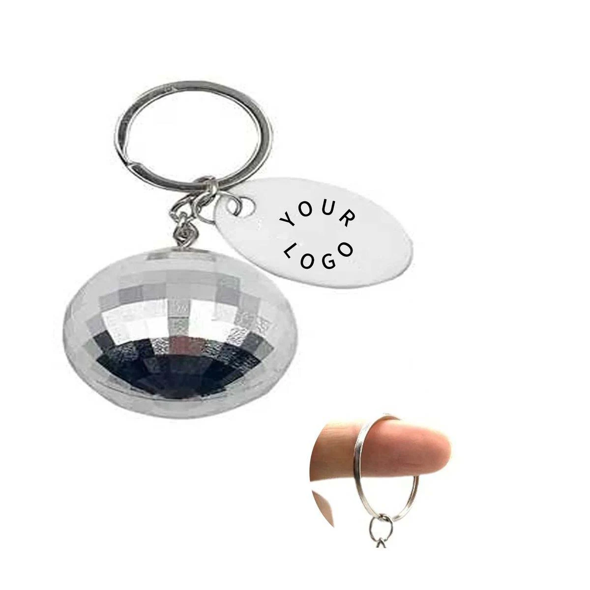 Mini Mirror Ball Keychain for Events and Promotions 1