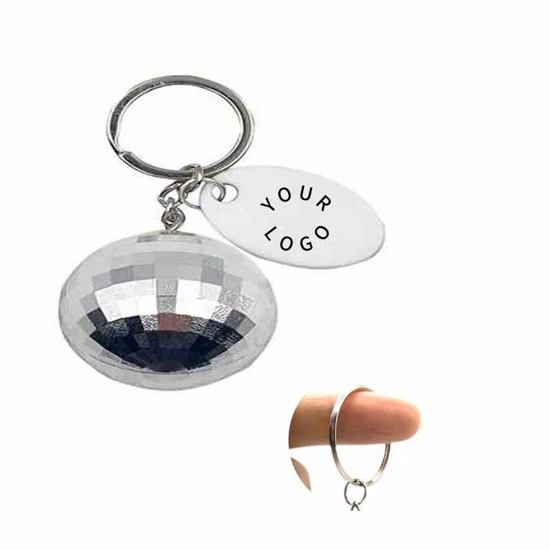 Mini Mirror Ball Keychain for Events and Promotions