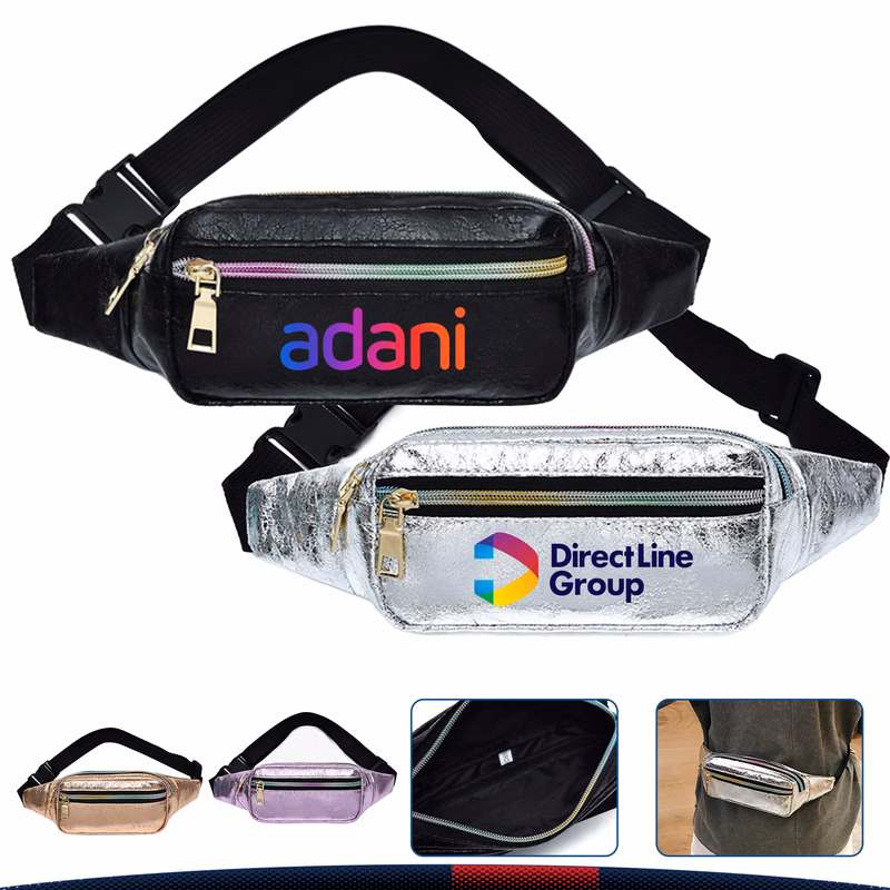 PU Shiny Fanny Pack