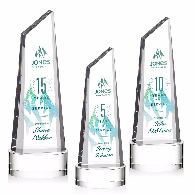 Akron VividPrint™ Award on Base - Clear