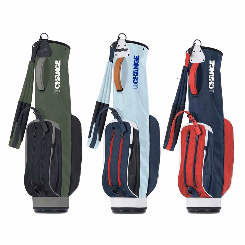 Lightweight Golf Sunday Bag With Shoulder Strap