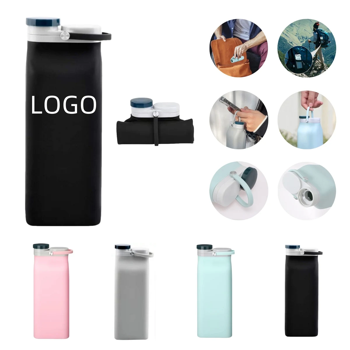 21OZ Foldable Water Bottle 1