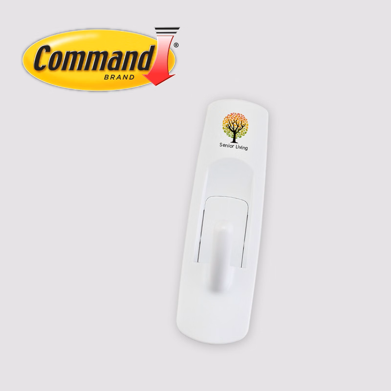 Command® Brand Custom Printed Hooks — Medium - Medium