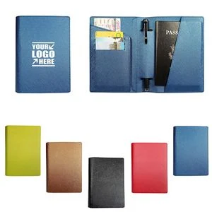 Eco Friendly Passport Bag With Pen Holder And Travel Organizer 1
