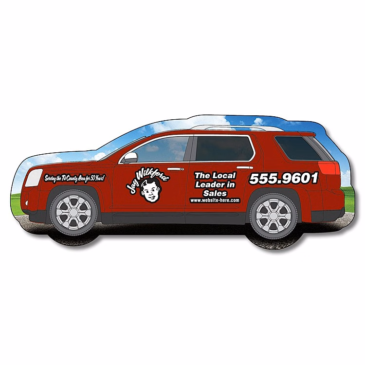 Magnet - Crossover SUV Shape (4.3125x1.6875) - 20 mil.